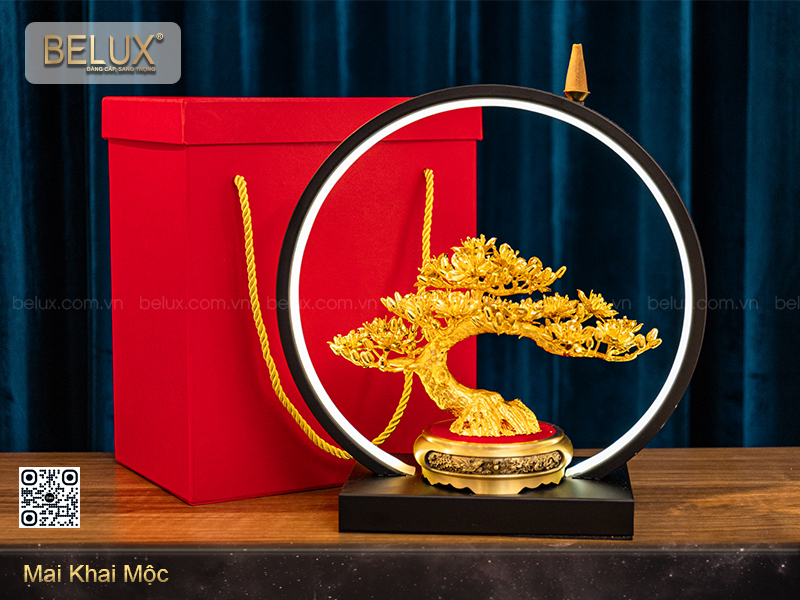 Mai khai mộc mạ vàng 24k&nbsp;